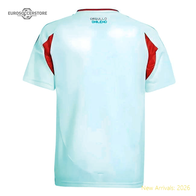2024-2025 Chile Away Shirt (Kids)-The Soccer Shirt Hub