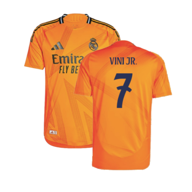2024-2025 Real Madrid Authentic Away Shirt (Vini Jr. 7)-The Soccer Shirt Hub