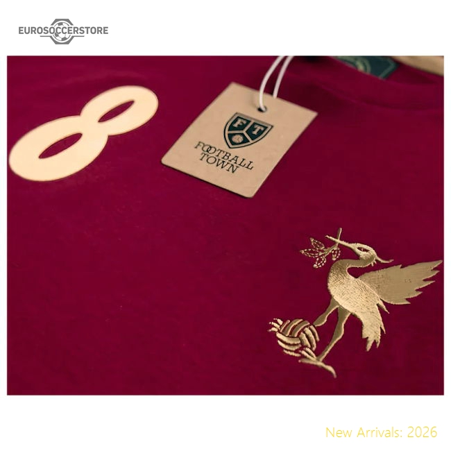 The Bird Steven Gerrard Bordeaux 8 Retro T-Shirt-The Soccer Shirt Hub