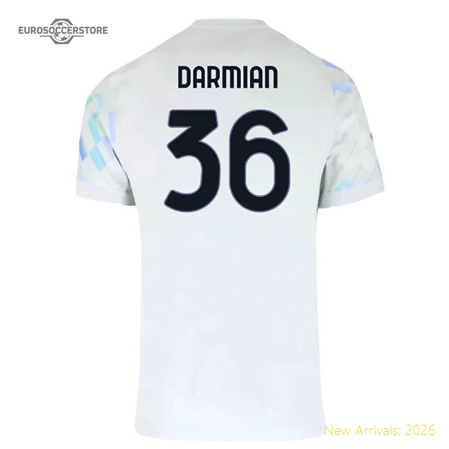 2025-2026 Inter Milan Away Shirt (Darmian 36)-The Soccer Shirt Hub
