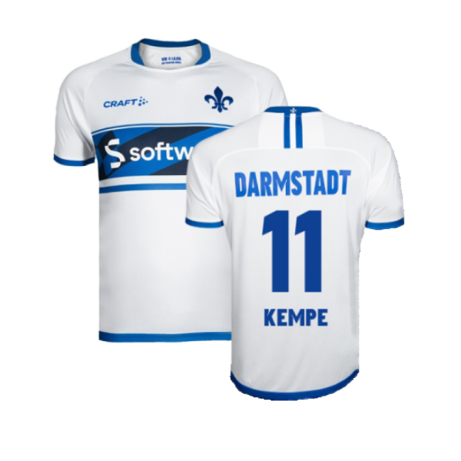 Darmstadt 2022-23 Away Shirt (XS) (Mint) (Kempe 11)-The Soccer Shirt Hub