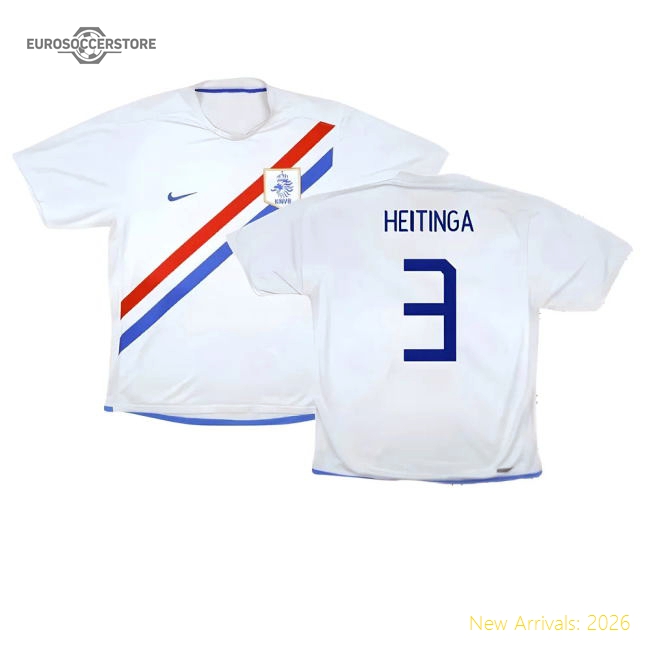Holland 2006-08 Away Shirt ((Very Good) S) (Heitinga 3)-The Soccer Shirt Hub