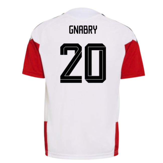 2026-2027 Germany Training Jersey (White) - Kids (Gnabry 20)-The Soccer Shirt Hub