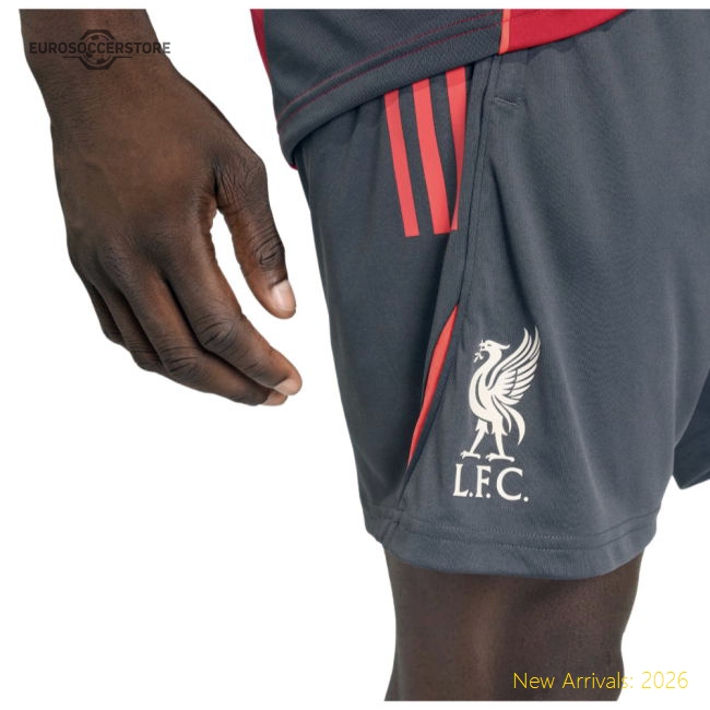 2025-2026 Liverpool Training Shorts (Utility Black)-The Soccer Shirt Hub