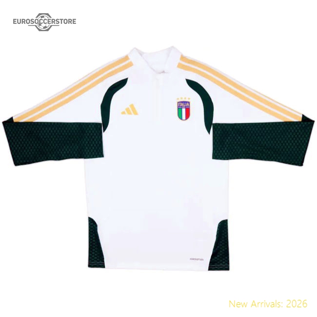 2026-2027 Italy Training Top (White) - Kids-The Soccer Shirt Hub