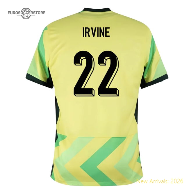 2025-2026 Australia Home Shirt (Irvine 22)-The Soccer Shirt Hub