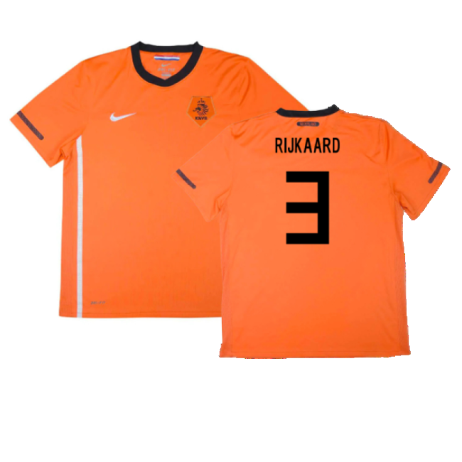 Holland 2010-11 Home Shirt ((Excellent) S) (Rijkaard 3)-The Soccer Shirt Hub