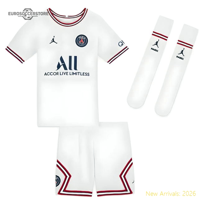 2021-2022 PSG Little Boys Fourth Kit-The Soccer Shirt Hub