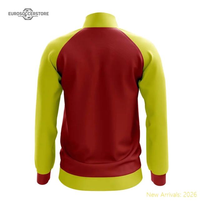 Mauritius Concept Football Track Jacket (Red)-The Soccer Shirt Hub
