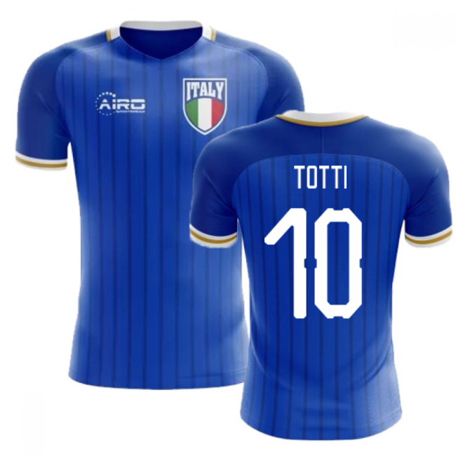2025-2026 Italy Home Concept Football Shirt (Totti 10)-The Soccer Shirt Hub