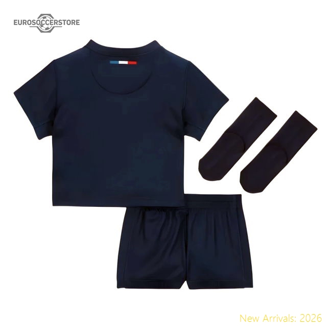 2024-2025 PSG Home Infants Baby Kit (Your Name)-The Soccer Shirt Hub