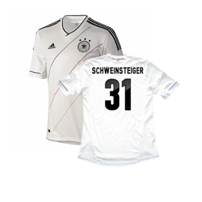 Germany 2012-13 Home Shirt ((Very Good) XXL) (Schweinsteiger 31)-The Soccer Shirt Hub