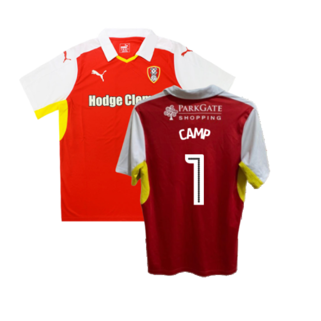 Rotherham 2016-17 Home Shirt ((Good) XL) (Camp 1)-The Soccer Shirt Hub