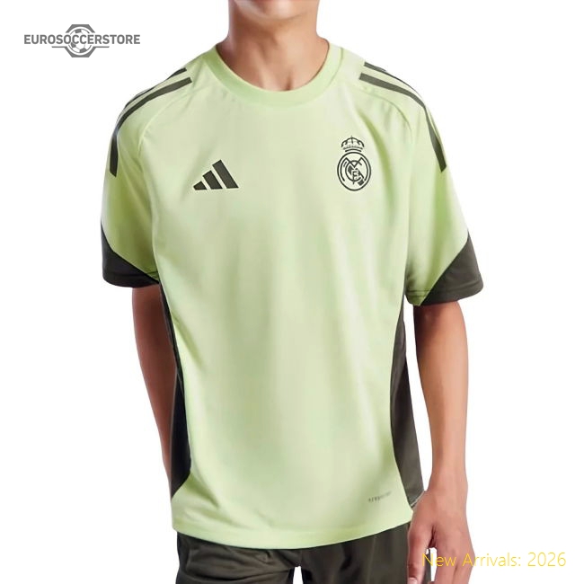2025-2026 Real Madrid Training Jersey (Almost Lime) - Kids-The Soccer Shirt Hub