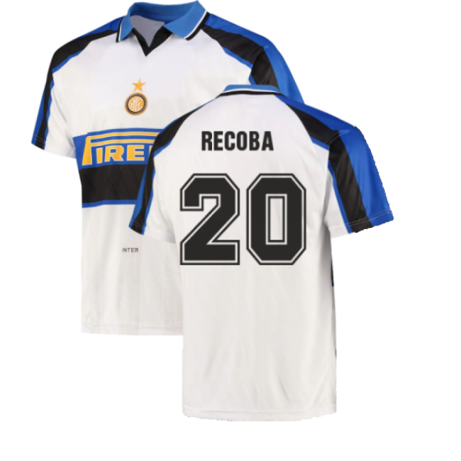 1996 Inter Milan Away Shirt (RECOBA 20)-The Soccer Shirt Hub