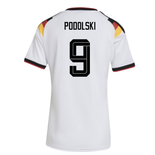 2026-2027 Germany Home Shirt (Womens) (Podolski 9)-The Soccer Shirt Hub