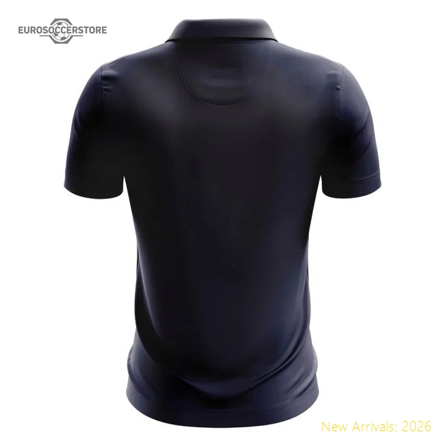 Norway Football Polo Shirt (Navy)-The Soccer Shirt Hub