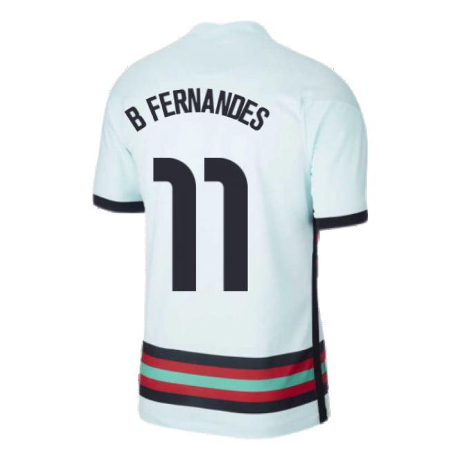 2020-2021 Portugal Away Nike Football Shirt (B Fernandes 11)-The Soccer Shirt Hub