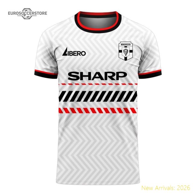 Manchester Red 2025-2026 Away Concept Football Kit (Libero) (Your Name)-The Soccer Shirt Hub