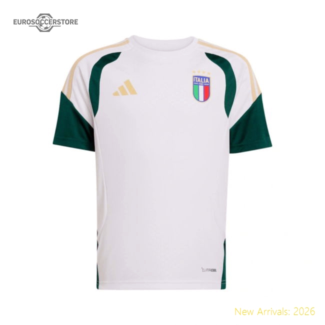 2026-2027 Italy Training Jersey (White) - Kids-The Soccer Shirt Hub