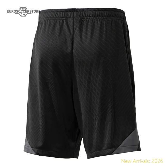 2023-2024 PSG Strike Training Shorts (Black)-The Soccer Shirt Hub