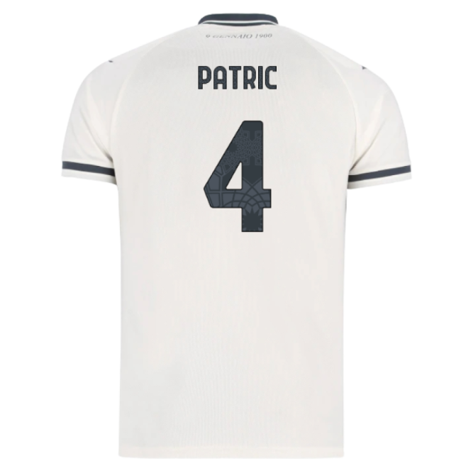 2025-2026 Lazio Away Shirt - Kids (Patric 4)-The Soccer Shirt Hub