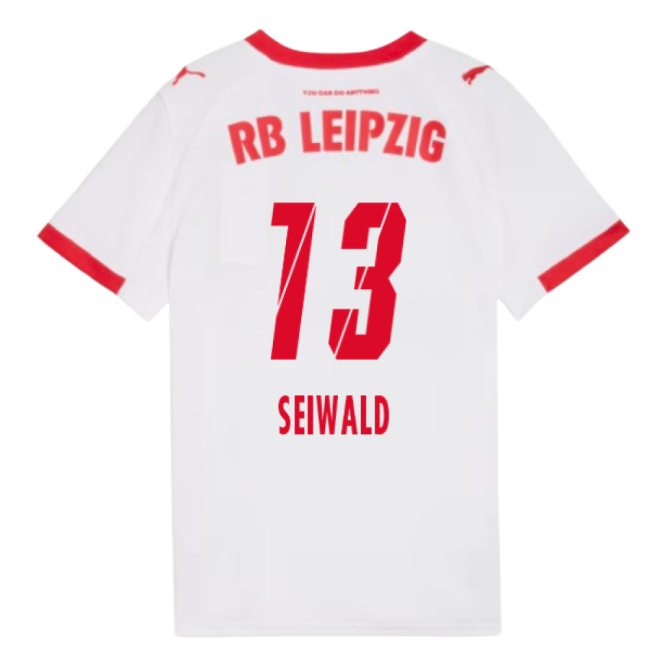 2025-2026 Red Bull Leipzig Home Shirt (Kids) (Seiwald 13)-The Soccer Shirt Hub
