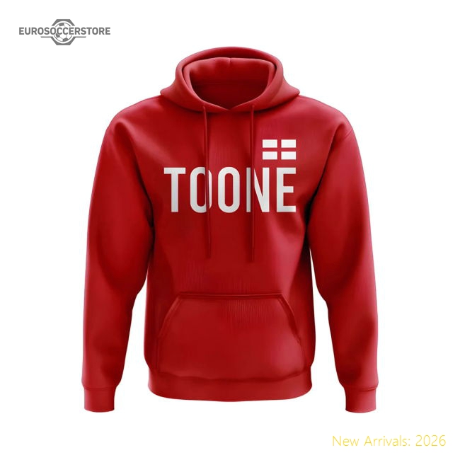 Ella Toone England Name Hoody (Red)-The Soccer Shirt Hub