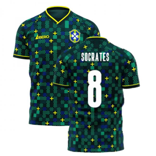 Brazil 2025-2026 Third Concept Football Kit (Libero) (SOCRATES 8)-The Soccer Shirt Hub