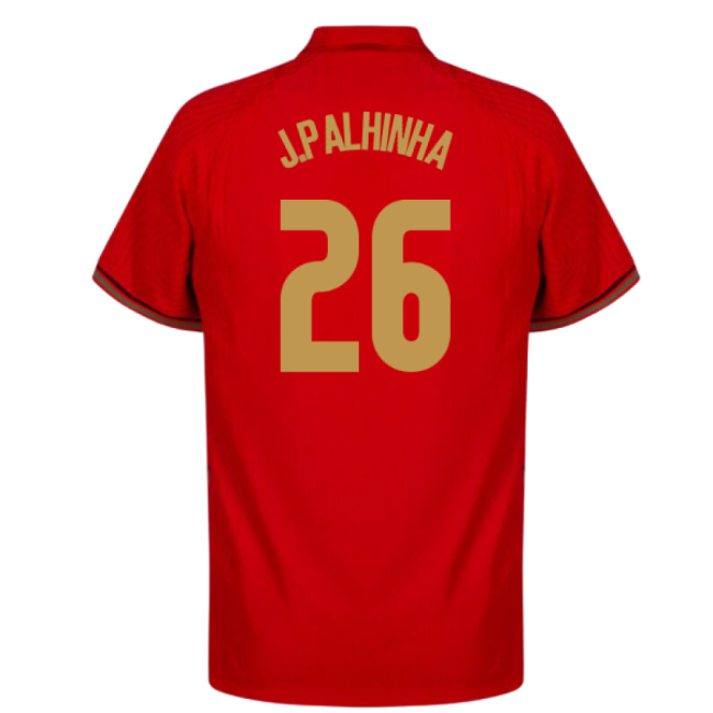 2020-2021 Portugal Home Shirt (J.PALHINHA 26)-The Soccer Shirt Hub
