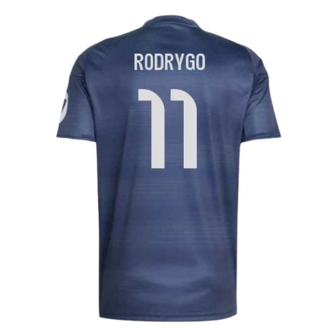 2025-2026 Real Madrid Away Shirt (Rodrygo 11)-The Soccer Shirt Hub