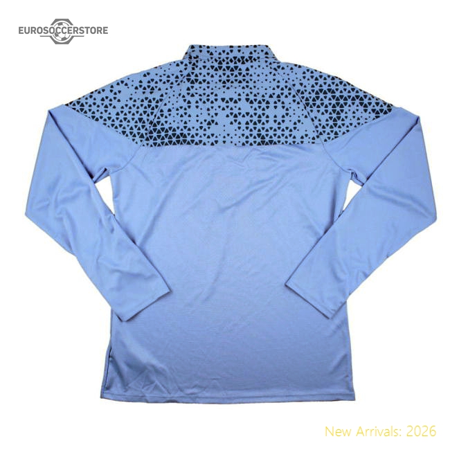 2023-2024 Man City Training Half Zip Top Pro (Light Blue)-The Soccer Shirt Hub