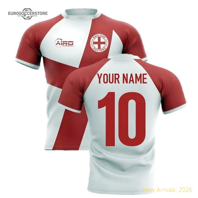 2025-2026 England Flag Concept Rugby Shirt (Your Name)-The Soccer Shirt Hub