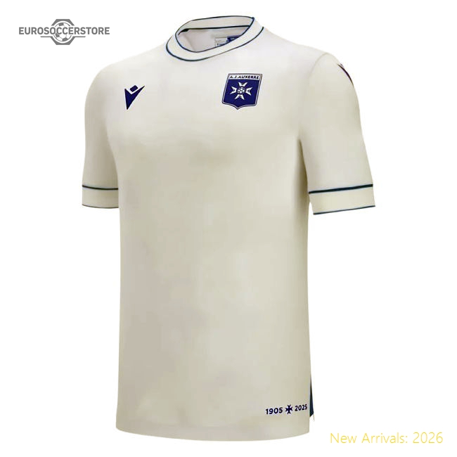 2025-2026 Auxerre Home Shirt (Your Name)-The Soccer Shirt Hub