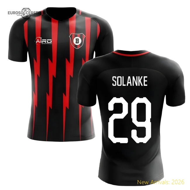 2025-2026 Bournemouth Home Concept Football Shirt (SOLANKE 29)-The Soccer Shirt Hub