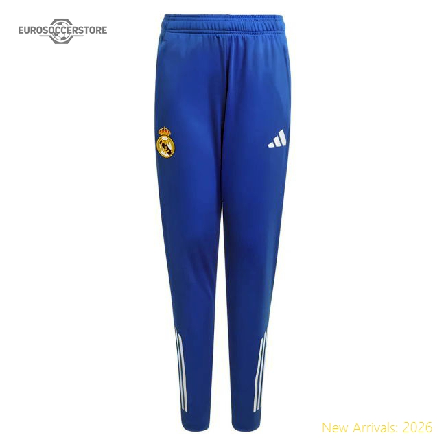 2025-2026 Real Madrid EU Training Pants (Blue) - Kids-The Soccer Shirt Hub