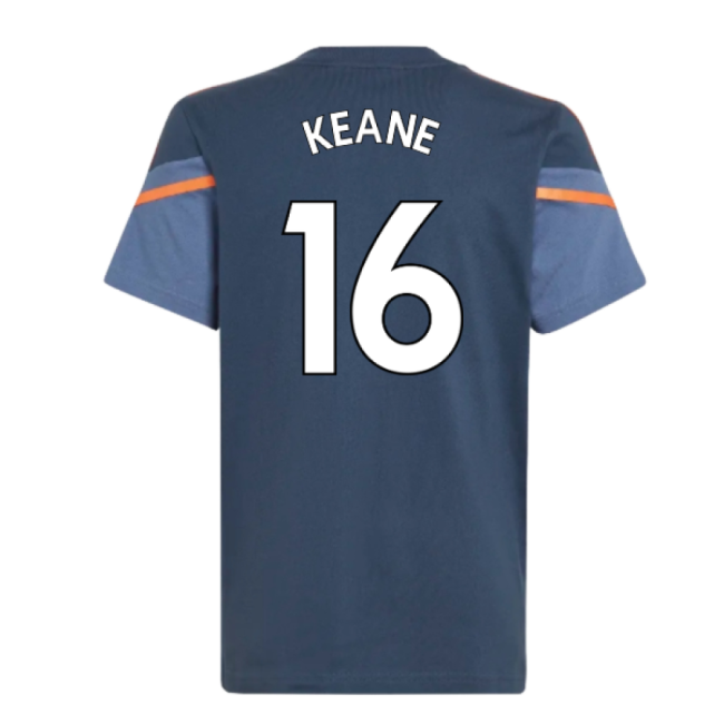 2022-2023 Man Utd Training Tee (Crew Navy) - Kids (KEANE 16)-The Soccer Shirt Hub