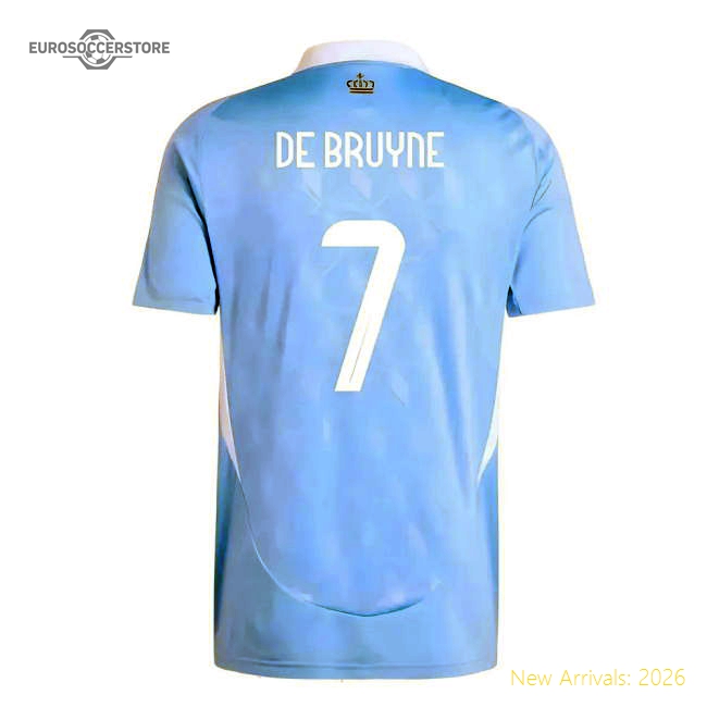 2024-2025 Belgium Away Shirt (De Bruyne 7)-The Soccer Shirt Hub