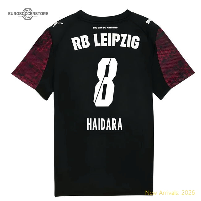 2025-2026 Red Bull Leipzig Third Shirt (Kids) (Haidara 8)-The Soccer Shirt Hub