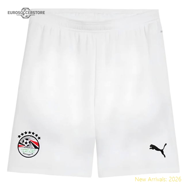 2024-2025 Egypt Away Shorts (White)-The Soccer Shirt Hub