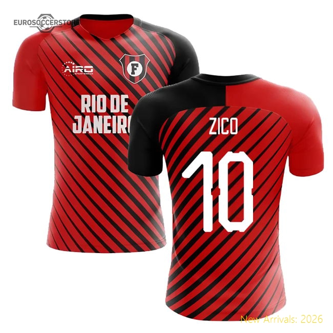 2025-2026 Flamengo Home Concept Football Shirt (Zico 10)-The Soccer Shirt Hub