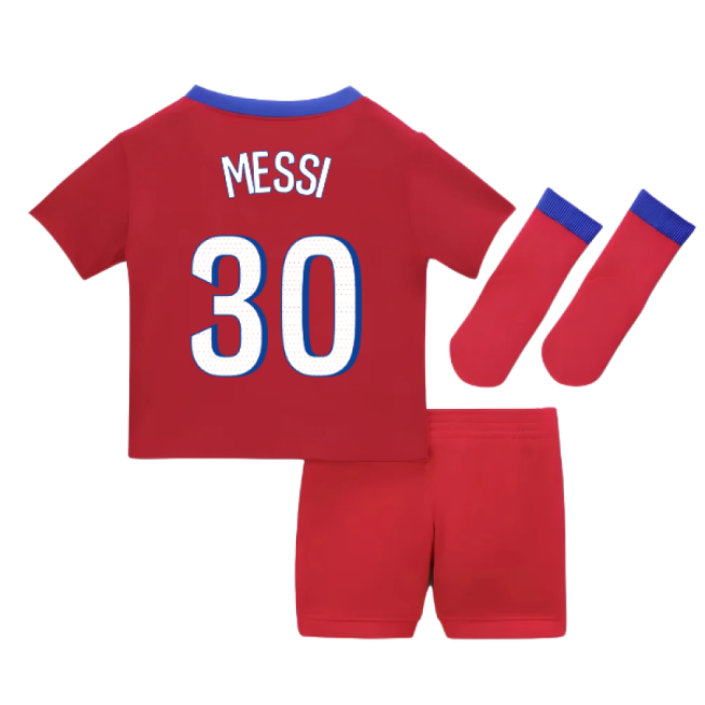2025-2026 PSG Third Baby Kit (Messi 30)-The Soccer Shirt Hub