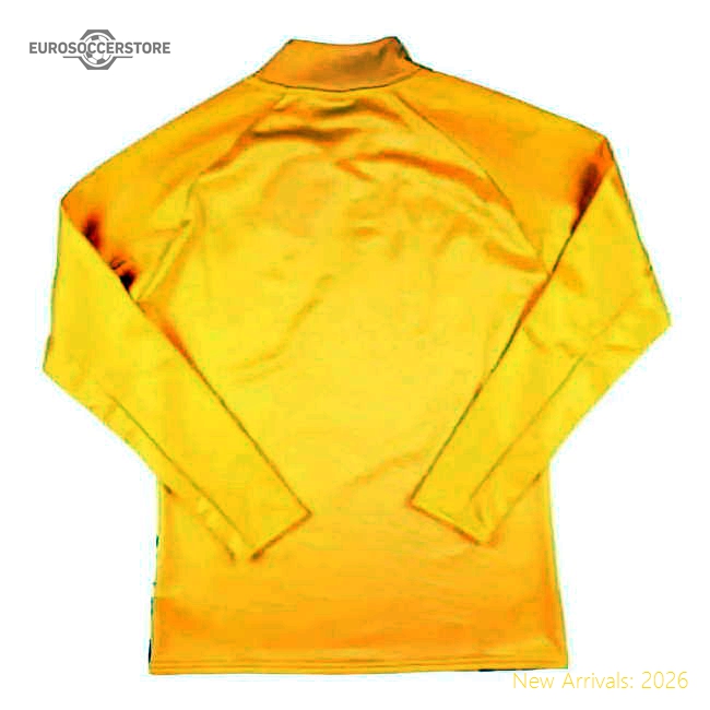 2023-2024 Borussia Dortmund Pre-Match LS Sweat Top (Yellow)-The Soccer Shirt Hub