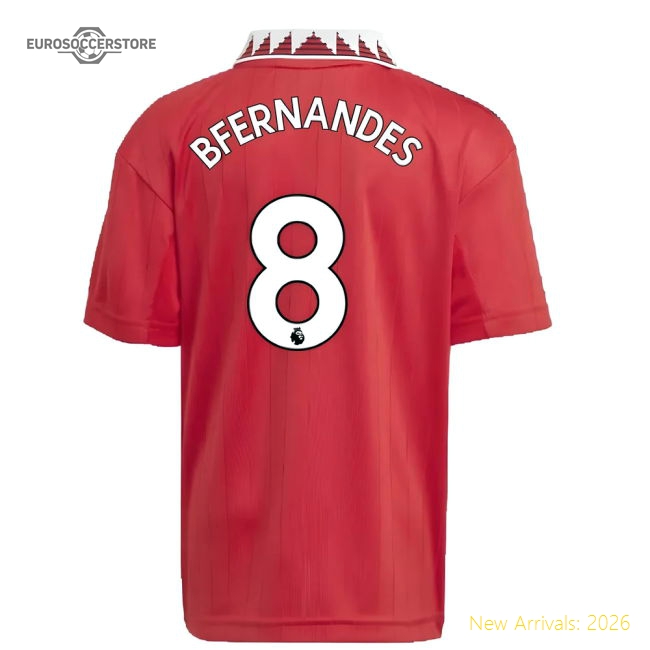 2022-2023 Man Utd Home Mini Kit (B FERNANDES 8)-The Soccer Shirt Hub