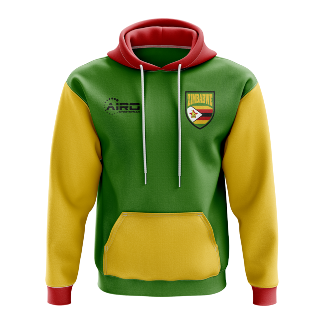 Zimbabwe Concept Country Football Hoody (Green)-The Soccer Shirt Hub