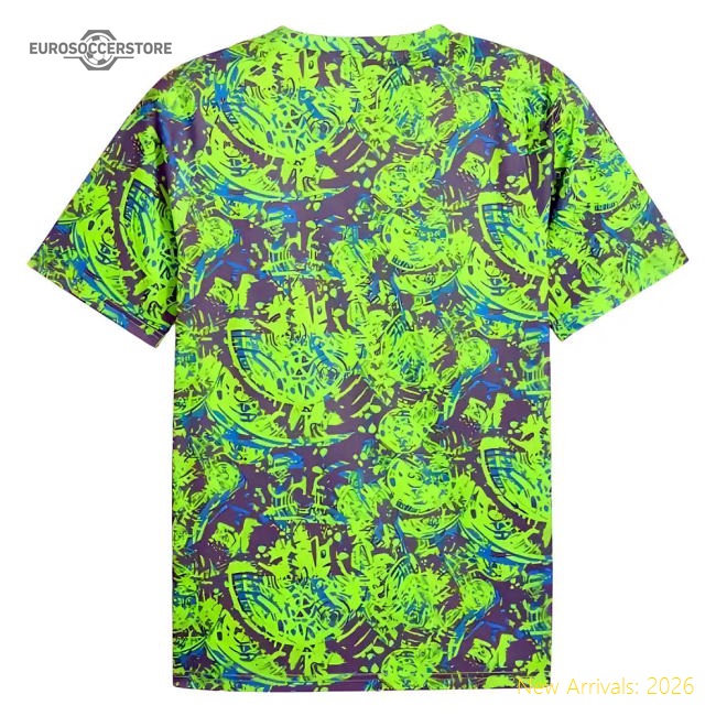 2025-2026 Man City Warm Up Jersey (Pro Green)-The Soccer Shirt Hub