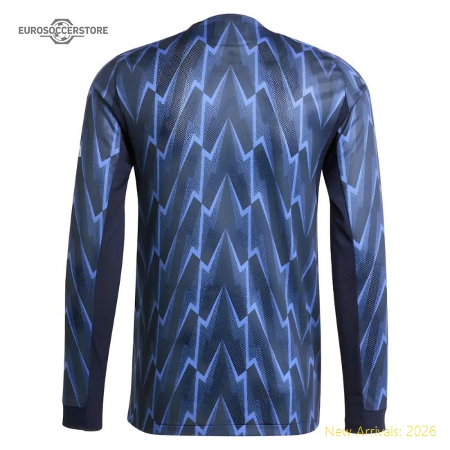 2025-2026 Arsenal Authentic Long Sleeve Away Shirt-The Soccer Shirt Hub