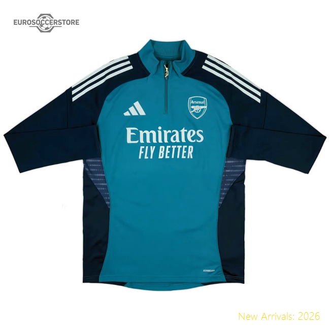 2025-2026 Arsenal Training Top (Blanch Blue)-The Soccer Shirt Hub