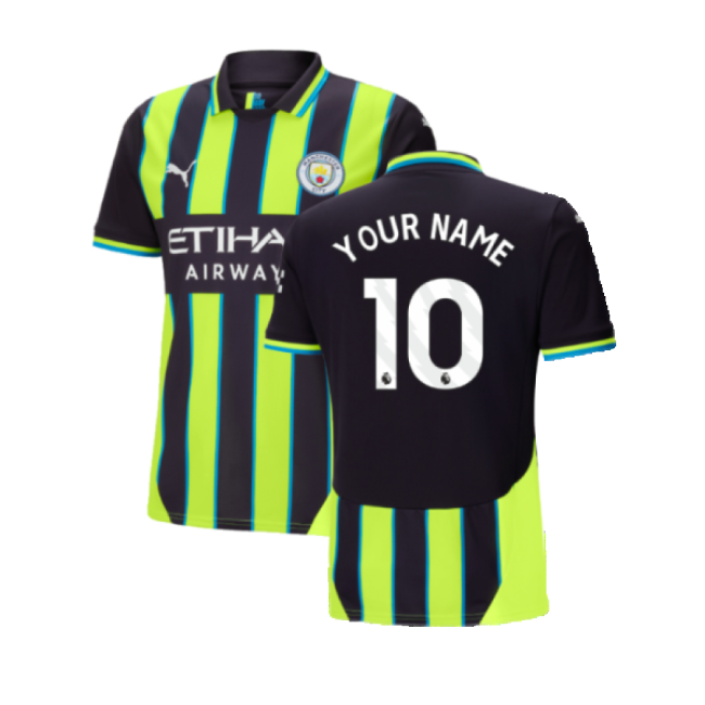 2024-2025 Man City Away Shirt (Your Name)-The Soccer Shirt Hub