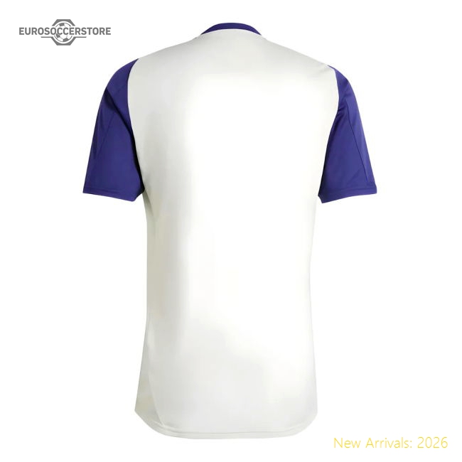 2024-2025 Olympique Lyon Training Jersey (White Tint)-The Soccer Shirt Hub
